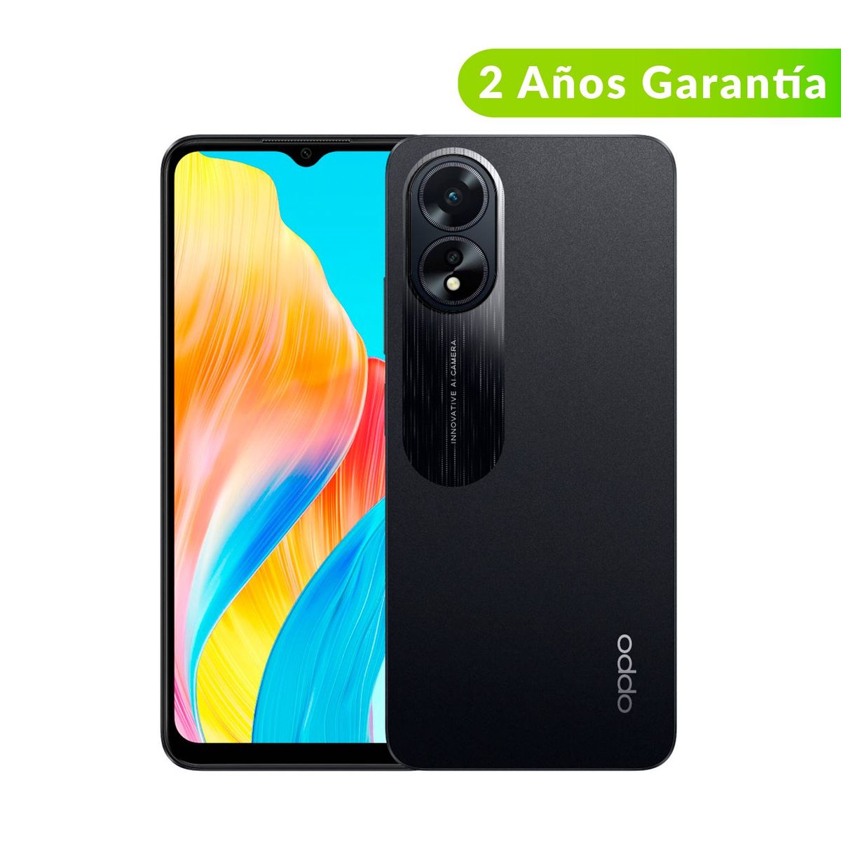 OPPO - Celular OPPO A38 128GB|4GB RAM| Pantalla 6.5 Pulgadas | Camara Posterior Principal 50MP 