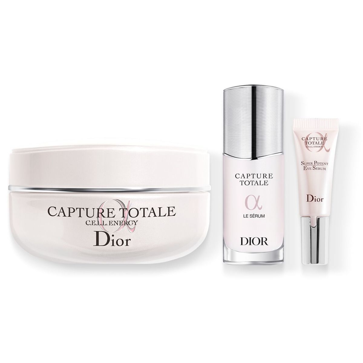DIOR - Hidratante facial Cofre Capture Totale Crema- El ritual de tratamiento antiedad global Dior Incluye: 3 productos