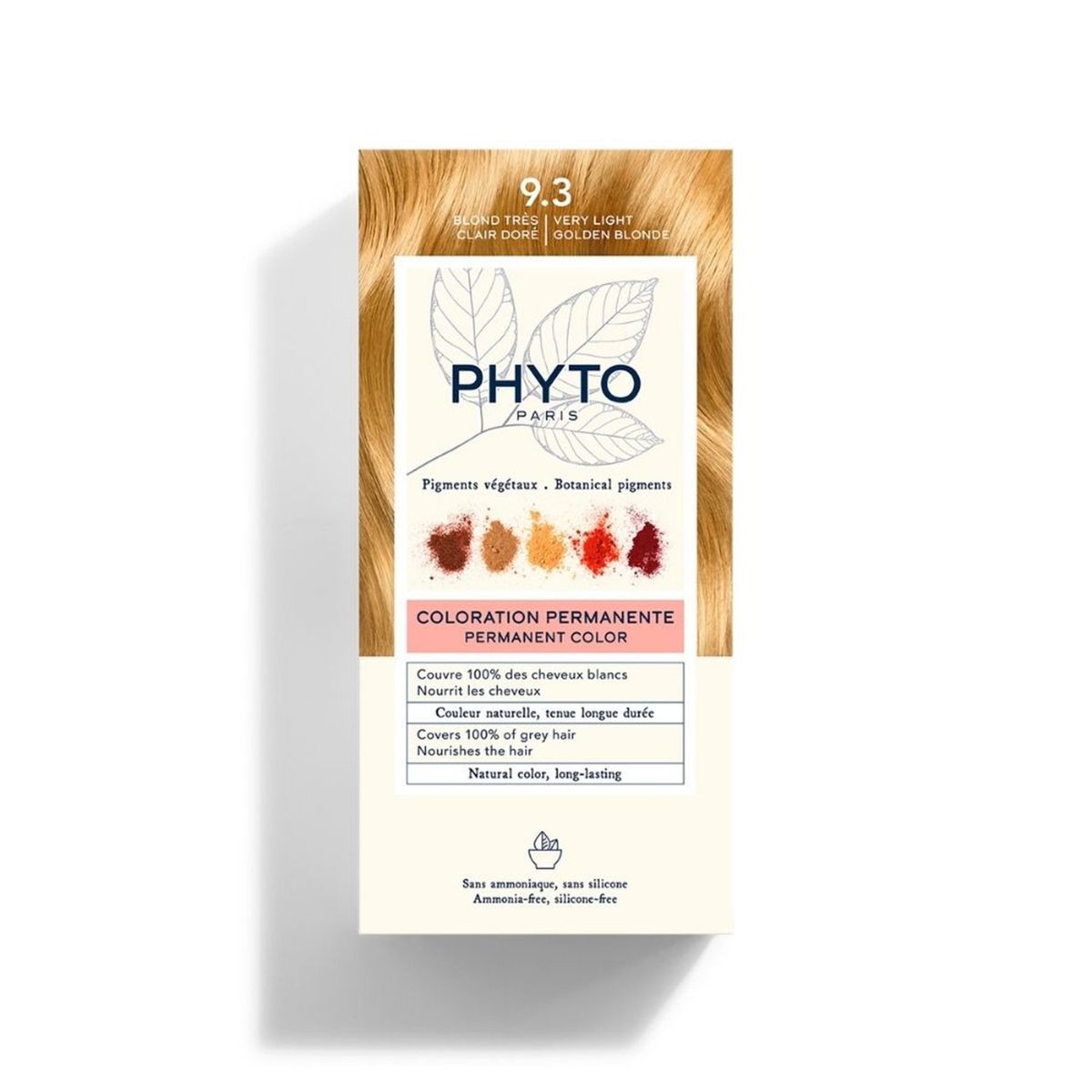PHYTO - Tinte Phyto Color 9.3 Rubio Muy Claro Dorado
