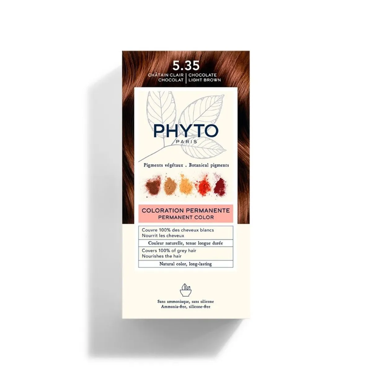 PHYTO - Tinte Phyto Color 5.35 Castaño Claro Dorado