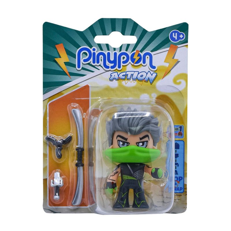 TOYLOGIC - Figura Pinypon Action Ninja Verde