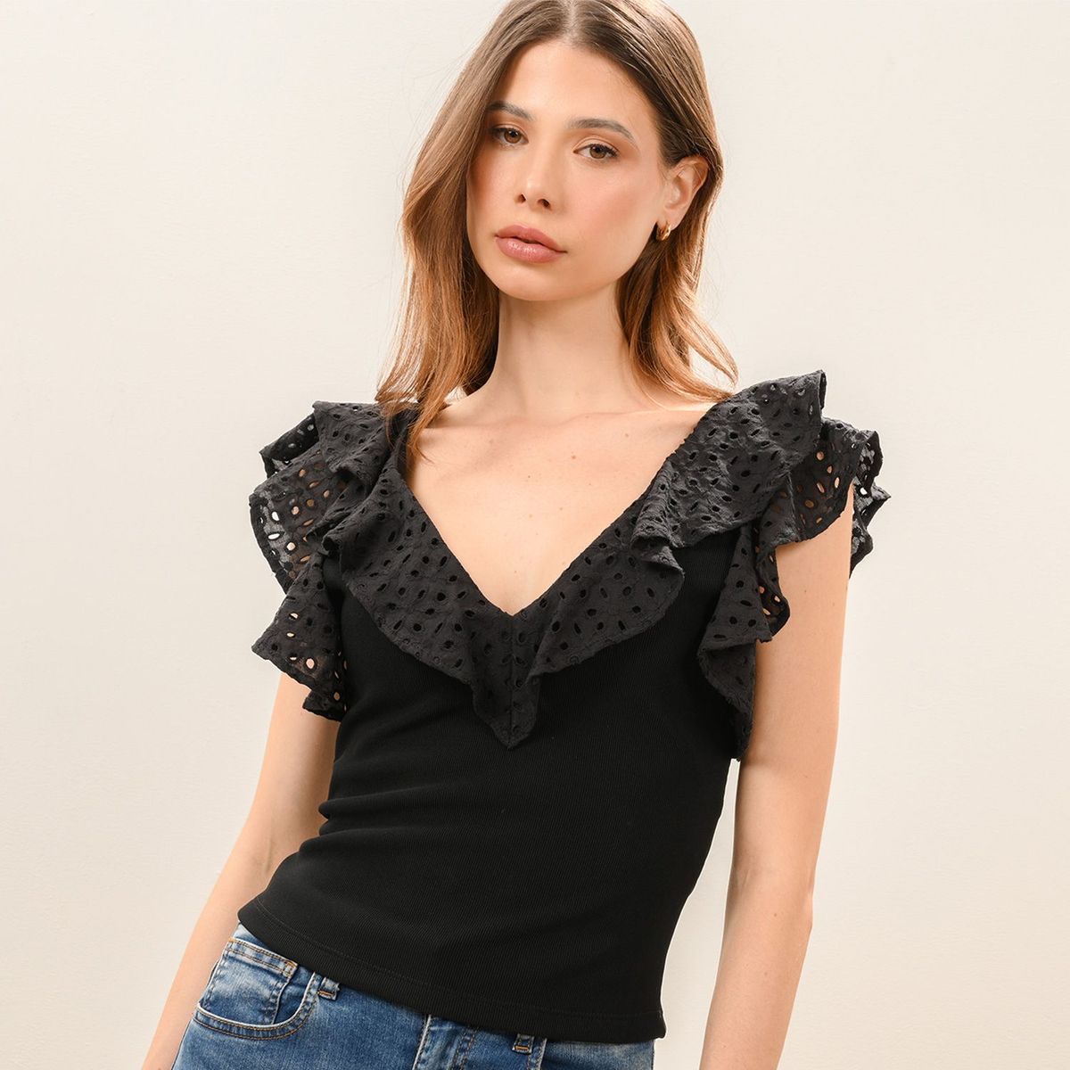 BASEMENT - Blusa para Mujer Sin mangas Basement