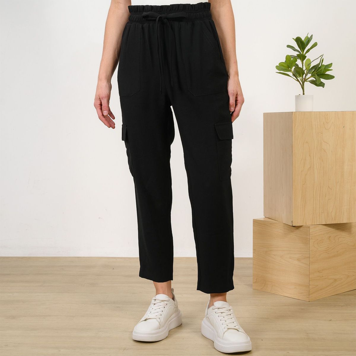 BASEMENT - Pantalón para Mujer Tiro alto Basement