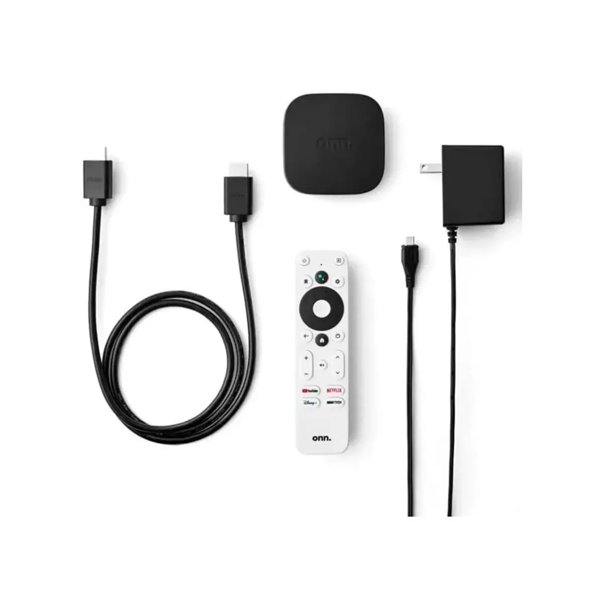  - TV Box Onn con Google TV 4K Negro