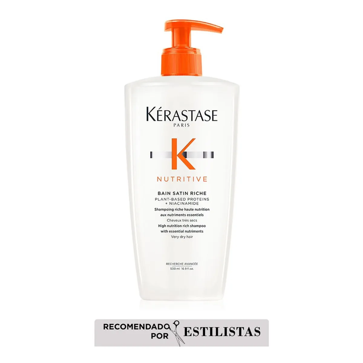 KERASTASE - Shampoo Kérastase Nutritive Bain Satin Riche Nutrición Intensa Del Cabello 500ml