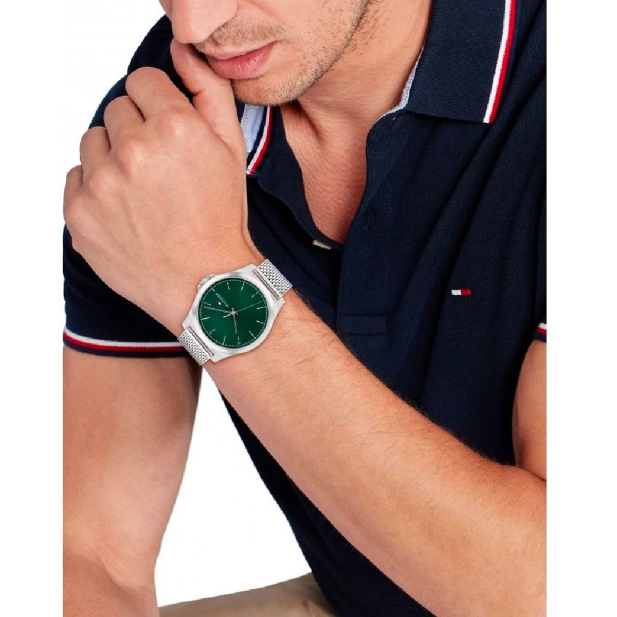 TOMMY HILFIGER - Reloj Tommy Hilfiger para Hombre 1710548 . Reloj Análogo Acero inoxidable Plateado