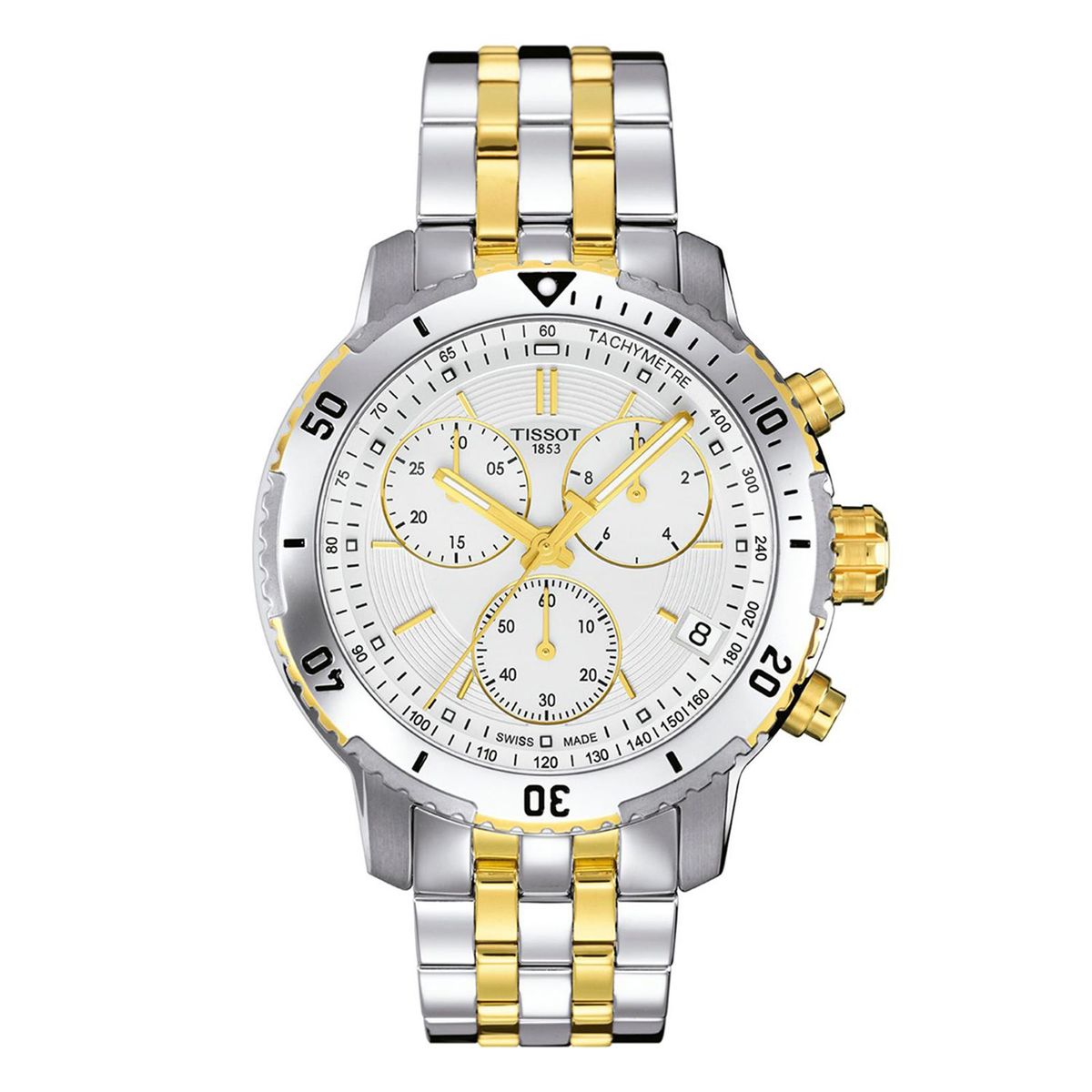TISSOT - Reloj Tissot para Hombre PRC 200. Reloj cronógrafo Acero inoxidable Plateado
