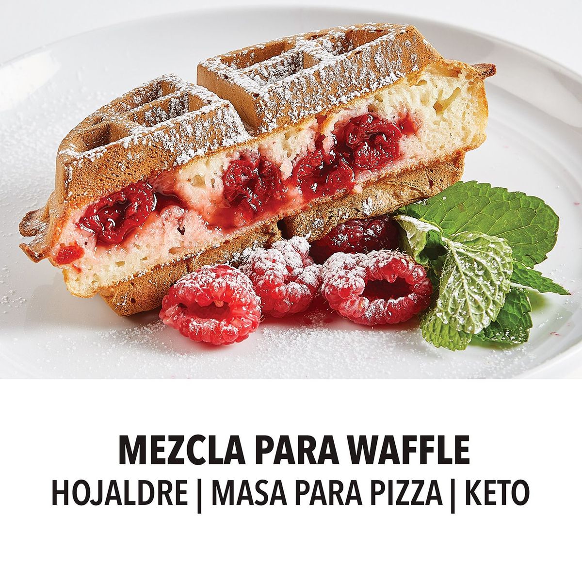 POWER XL - Wafflera para Waffles Rellenos PowerXL con Placas Profundas de 18 cm, HRW6107-LA  
