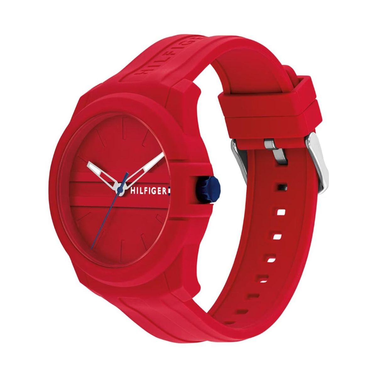 TOMMY HILFIGER - Reloj Tommy Hilfiger para Hombre 1710598 . Reloj Análogo Silicona Rojo