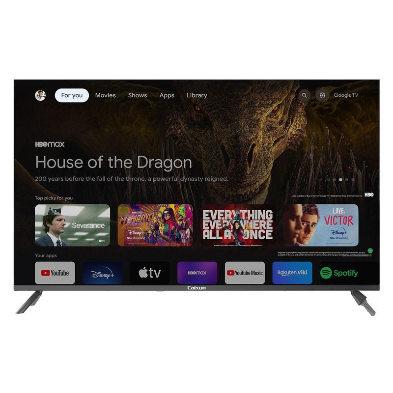 CAIXUN - Televisor Caixun 50 pulgadas 4K Ultra HD Smart TV