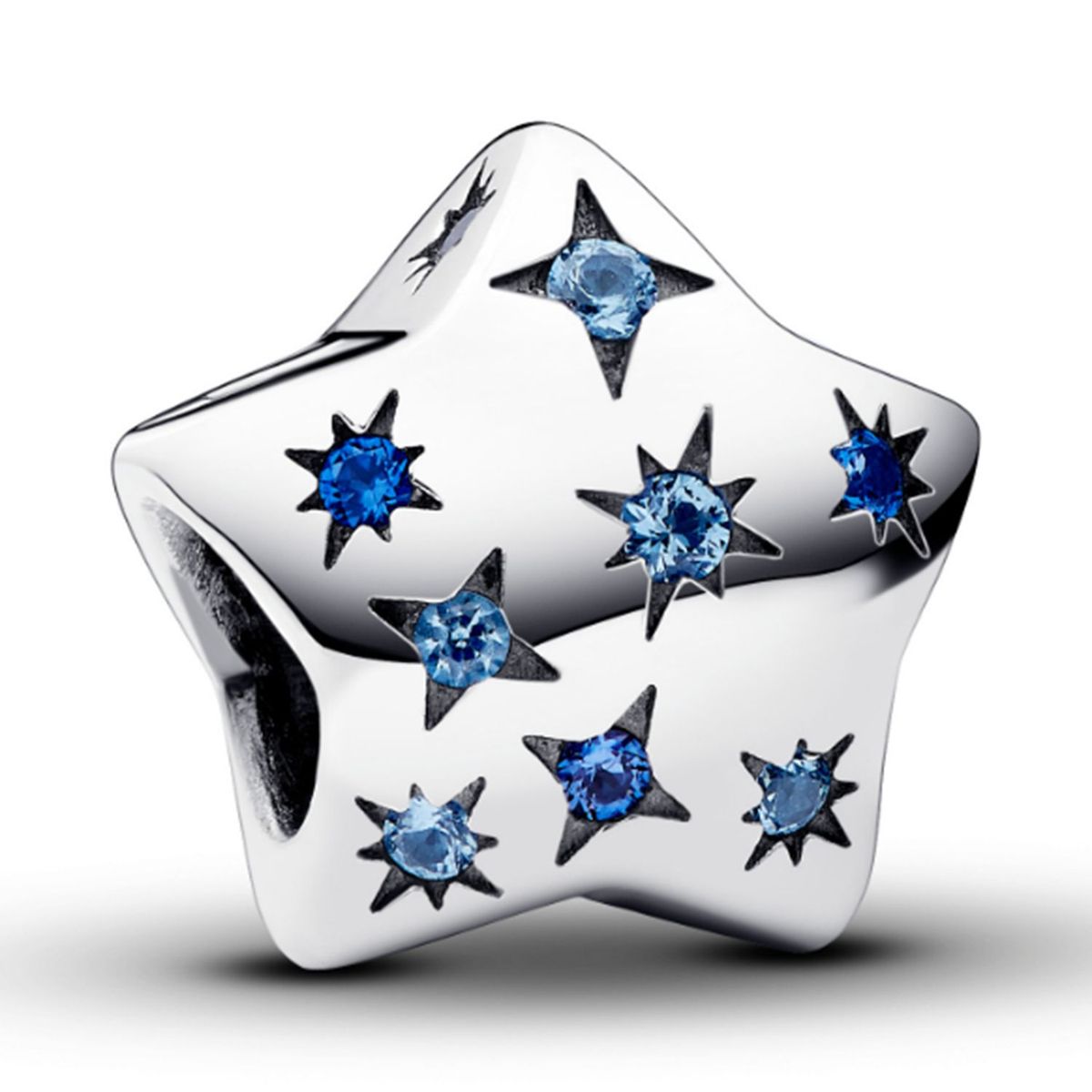 PANDORA - Charm Pandora Estrella Brillante Llamativa Plata Esterlina