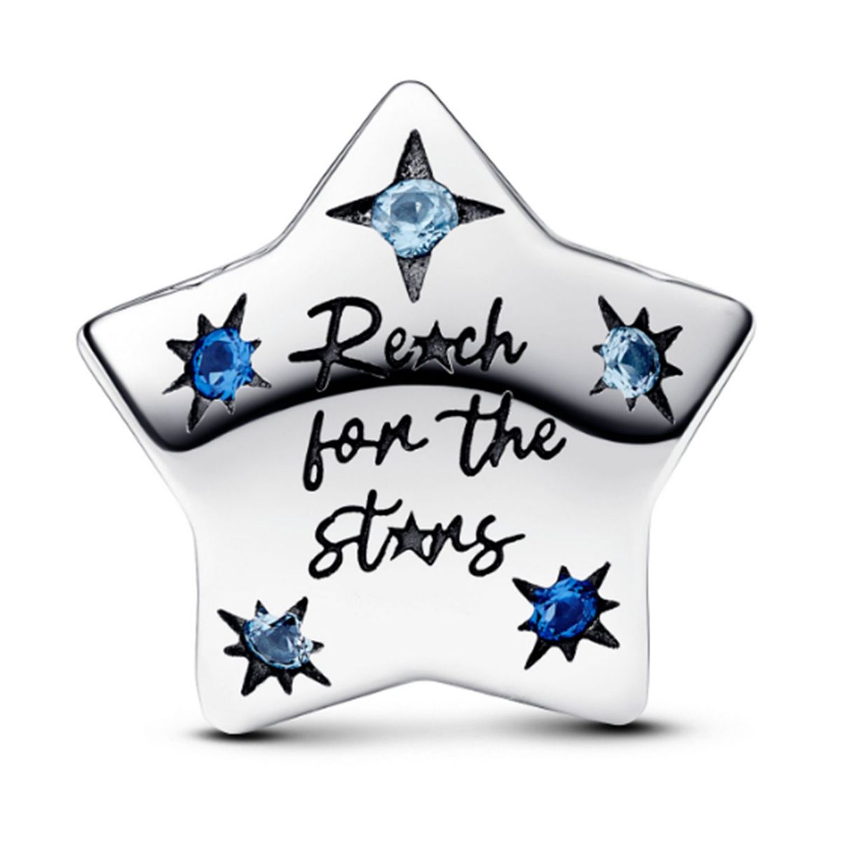 PANDORA - Charm Pandora Estrella Brillante Llamativa Plata Esterlina