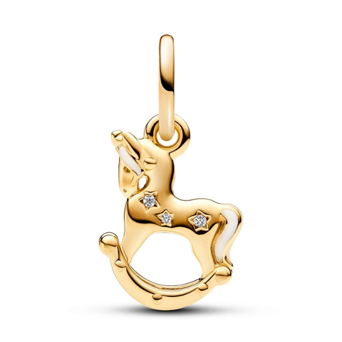 PANDORA - Charm Pandora Balancín Unicornio Plata Esterlina y Recubrimiento en Oro