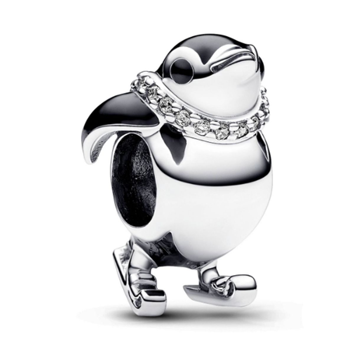 PANDORA - Charm Pandora Pingüino Esquiador en Plata Esterlina