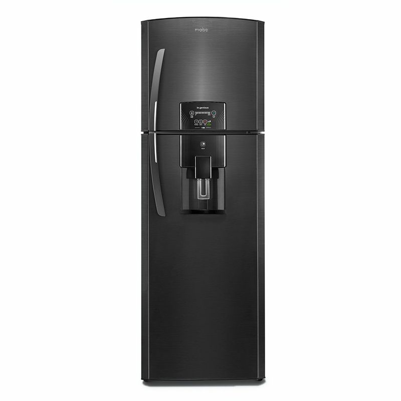 MABE - Nevera Mabe Congelador superior 297 lt No Frost Black Steel RMA313FZCC
