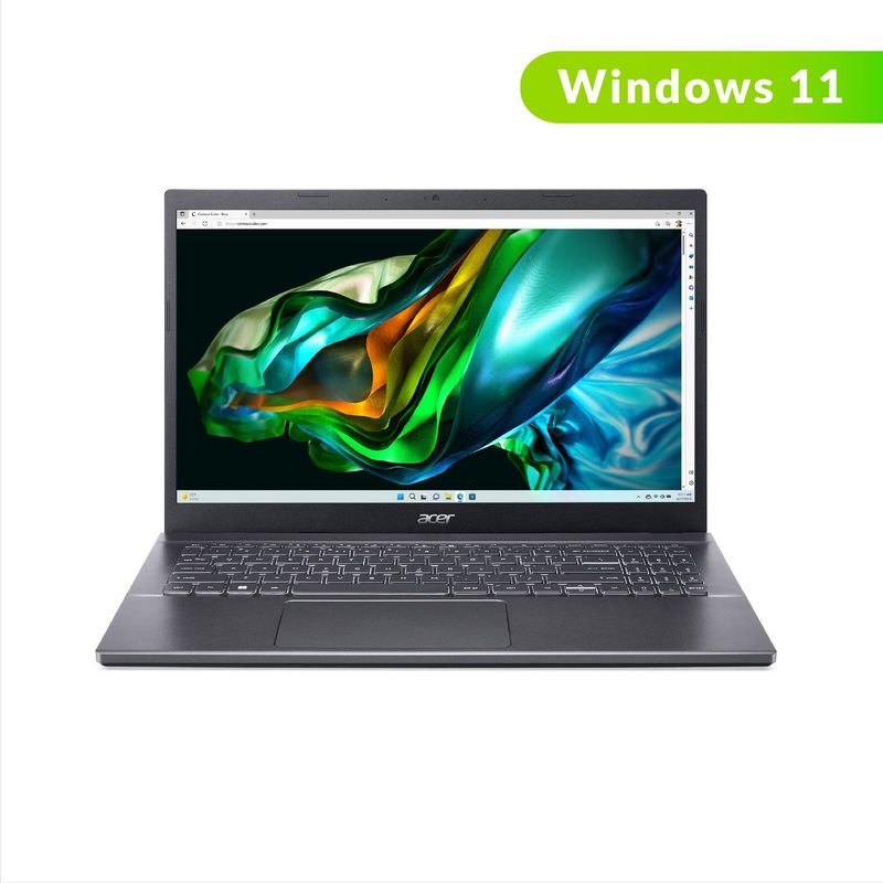 ACER - Portátil Acer Aspire 5 | Intel Core i5 | 8GB de RAM | 512GB SSD de Almacenamiento | Windows 11 | Pantalla 15.6 pulgadas | A515-57-579J | Computador portátil