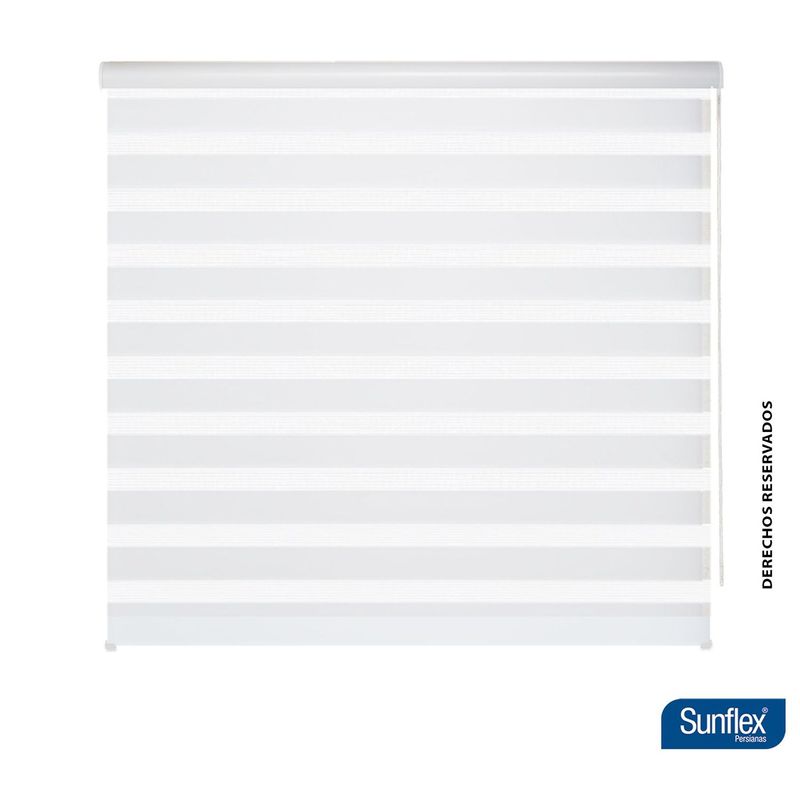 SUNFLEX - Cortina Roller Duo Blanco