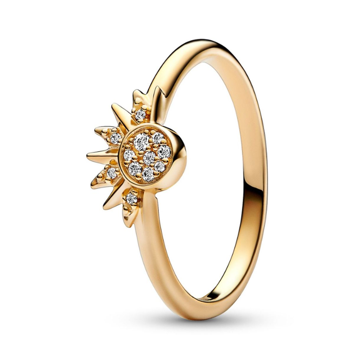 PANDORA - Anillo Pandora sol celestial Recubrimiento en Oro