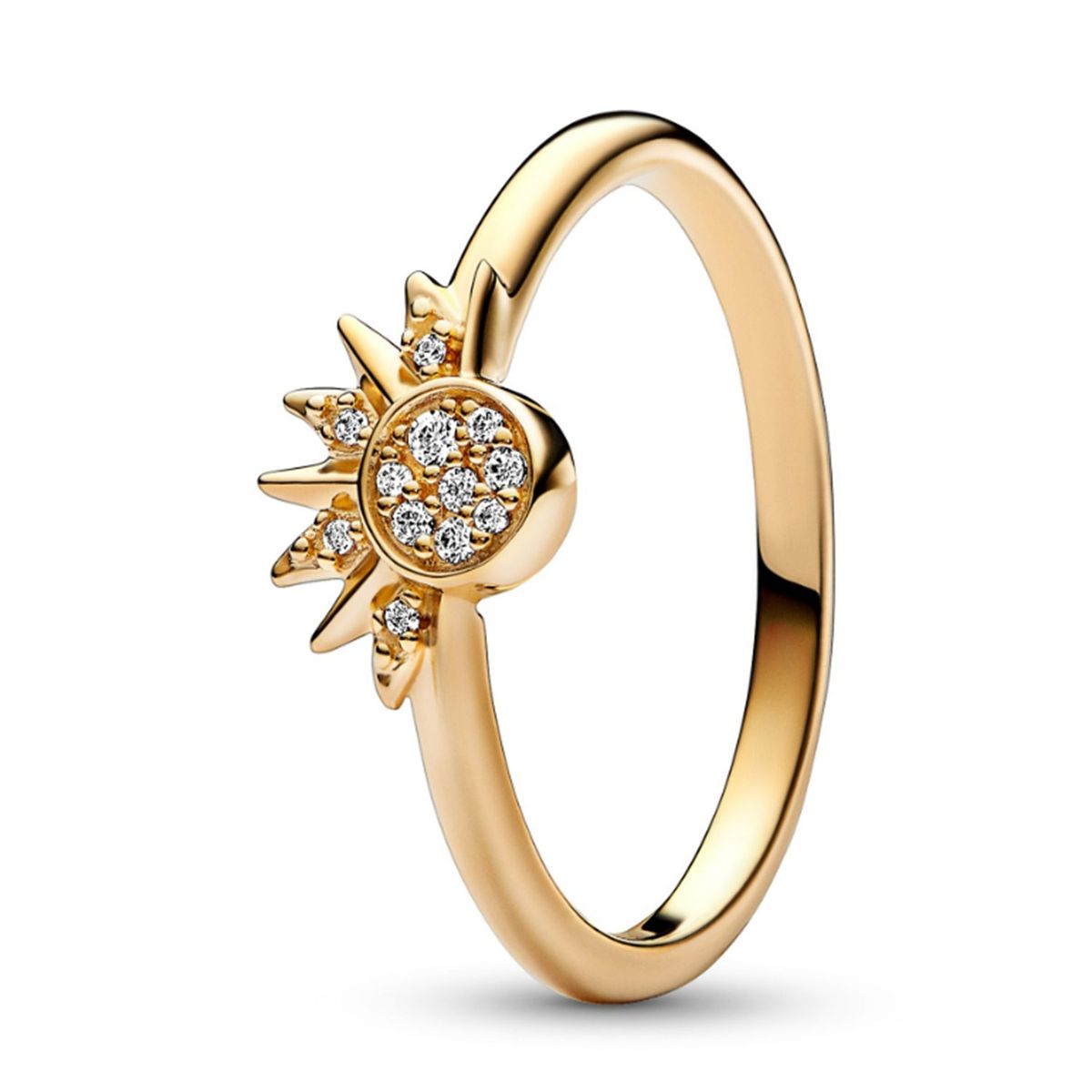 PANDORA - Anillo Pandora sol celestial Recubrimiento en Oro