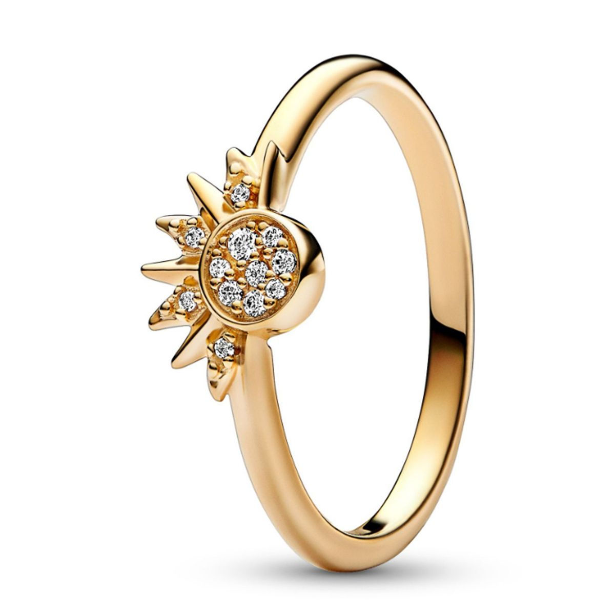 PANDORA - Anillo Pandora sol celestial Recubrimiento en Oro