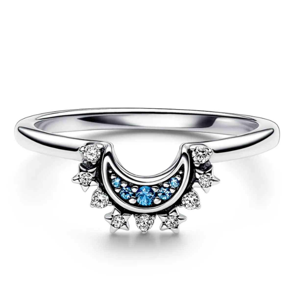 PANDORA - Anillo Pandora Luna Celestial en Plata Esterlina