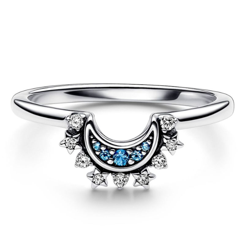 PANDORA - Anillo Pandora Luna Celestial en Plata Esterlina
