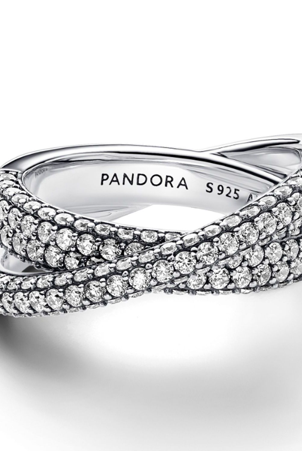 PANDORA - Anillo Pandora Doble Cruzado Timeless en Plata Esterlina