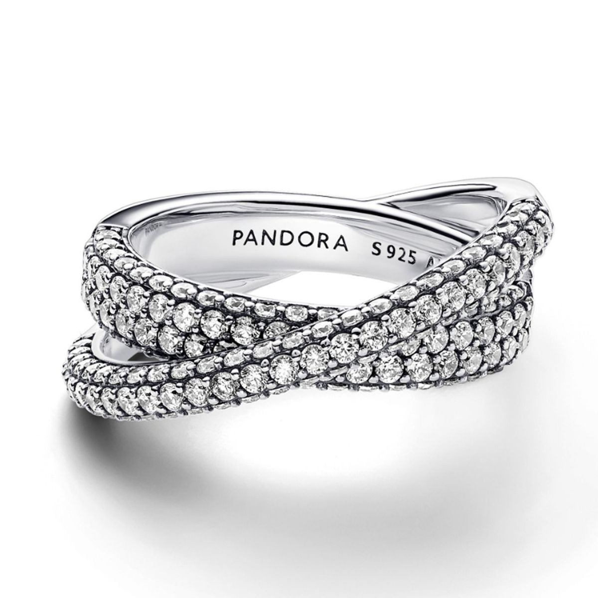 PANDORA - Anillo Pandora Doble Cruzado Timeless en Plata Esterlina