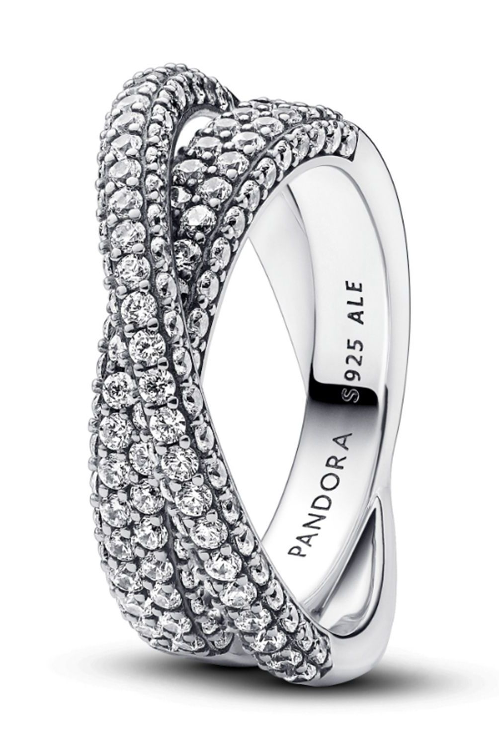 PANDORA - Anillo Pandora Doble Cruzado Timeless en Plata Esterlina