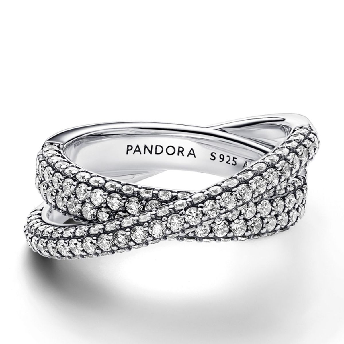 PANDORA - Anillo Pandora Doble Cruzado Timeless en Plata Esterlina