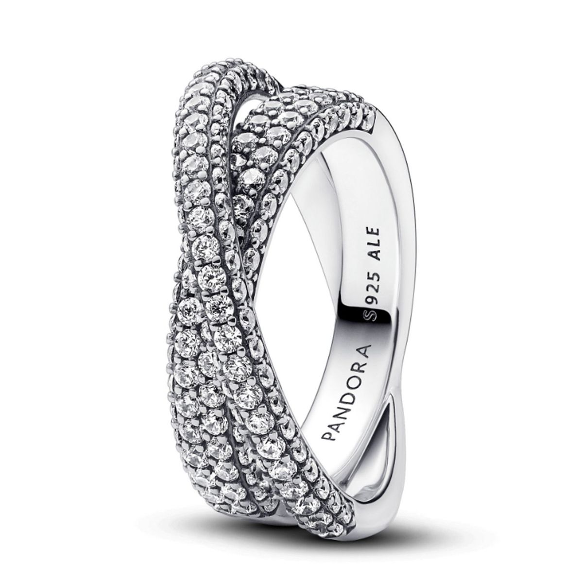 PANDORA - Anillo Pandora Doble Cruzado Timeless en Plata Esterlina
