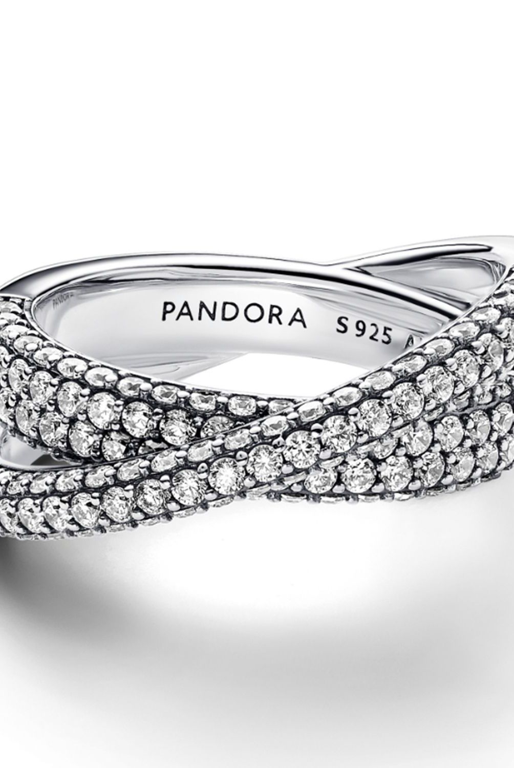 PANDORA - Anillo Pandora Doble Cruzado Timeless en Plata Esterlina
