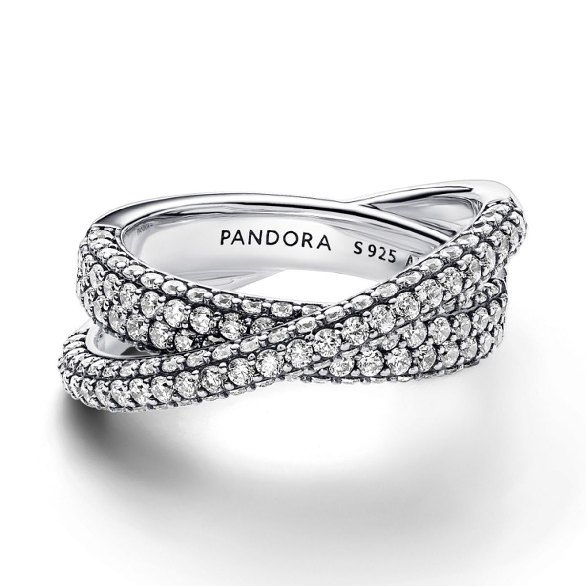 PANDORA - Anillo Pandora Doble Cruzado Timeless en Plata Esterlina