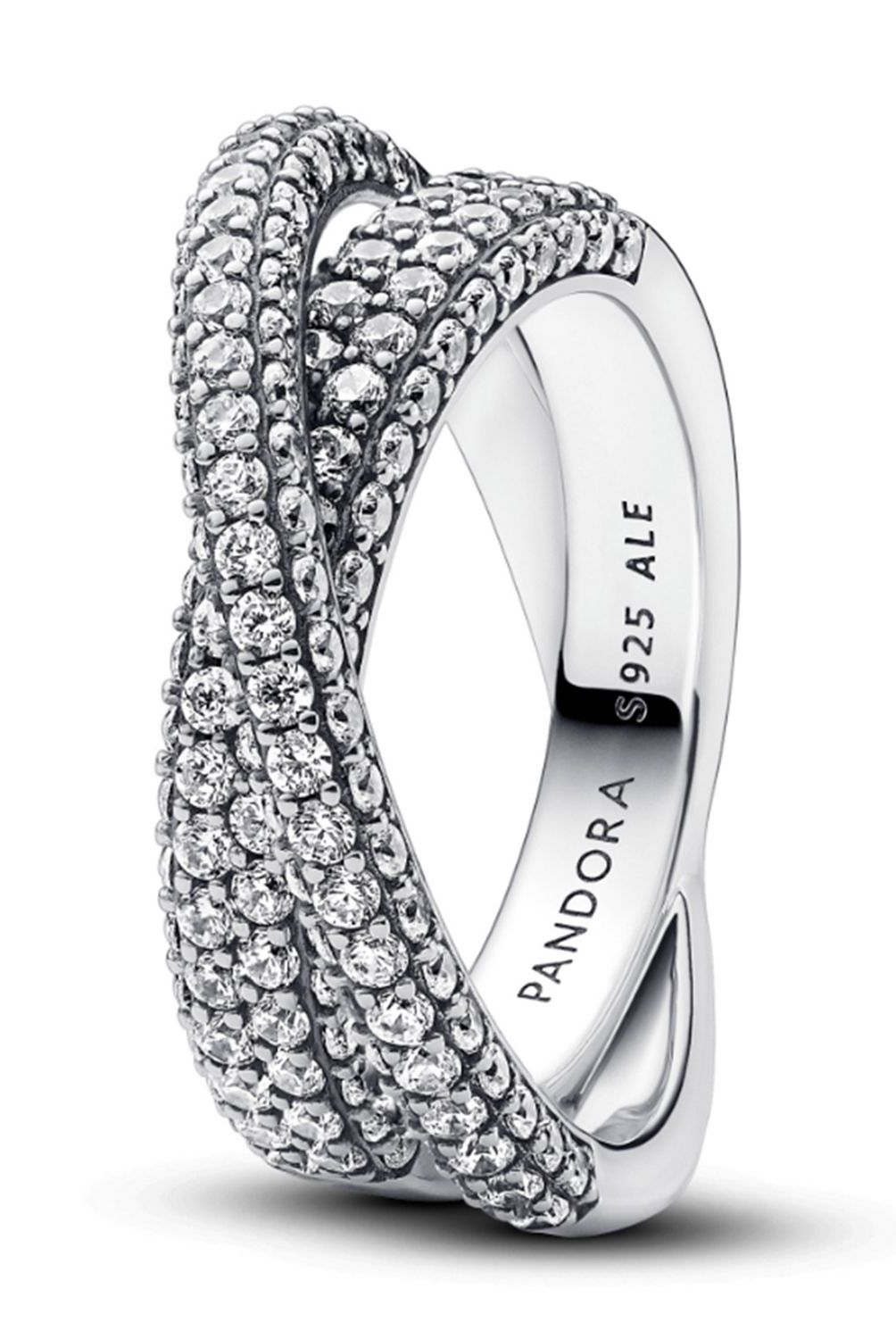PANDORA - Anillo Pandora Doble Cruzado Timeless en Plata Esterlina