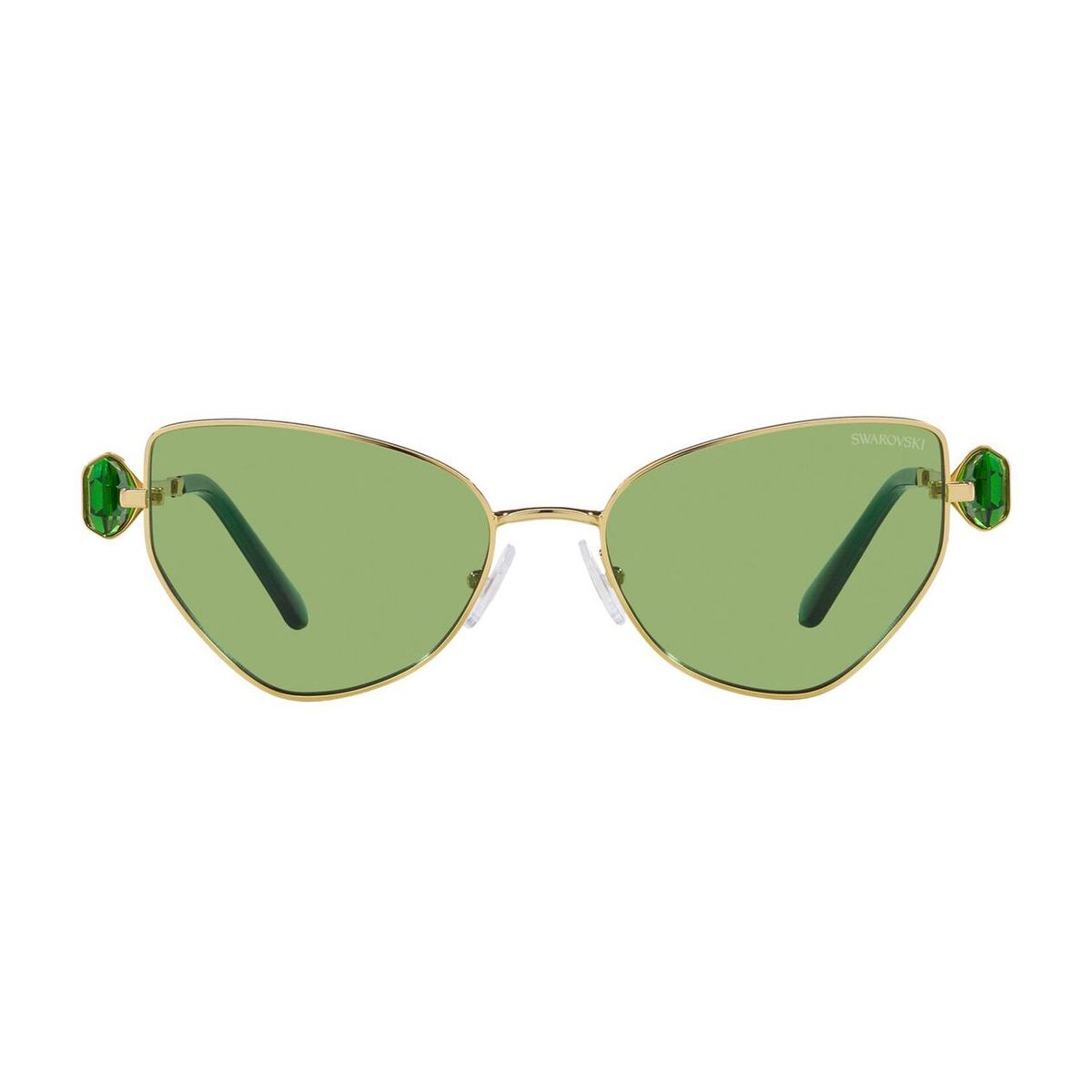 SWAROVSKI - Gafas De Sol Swarovski Gold Dark Green