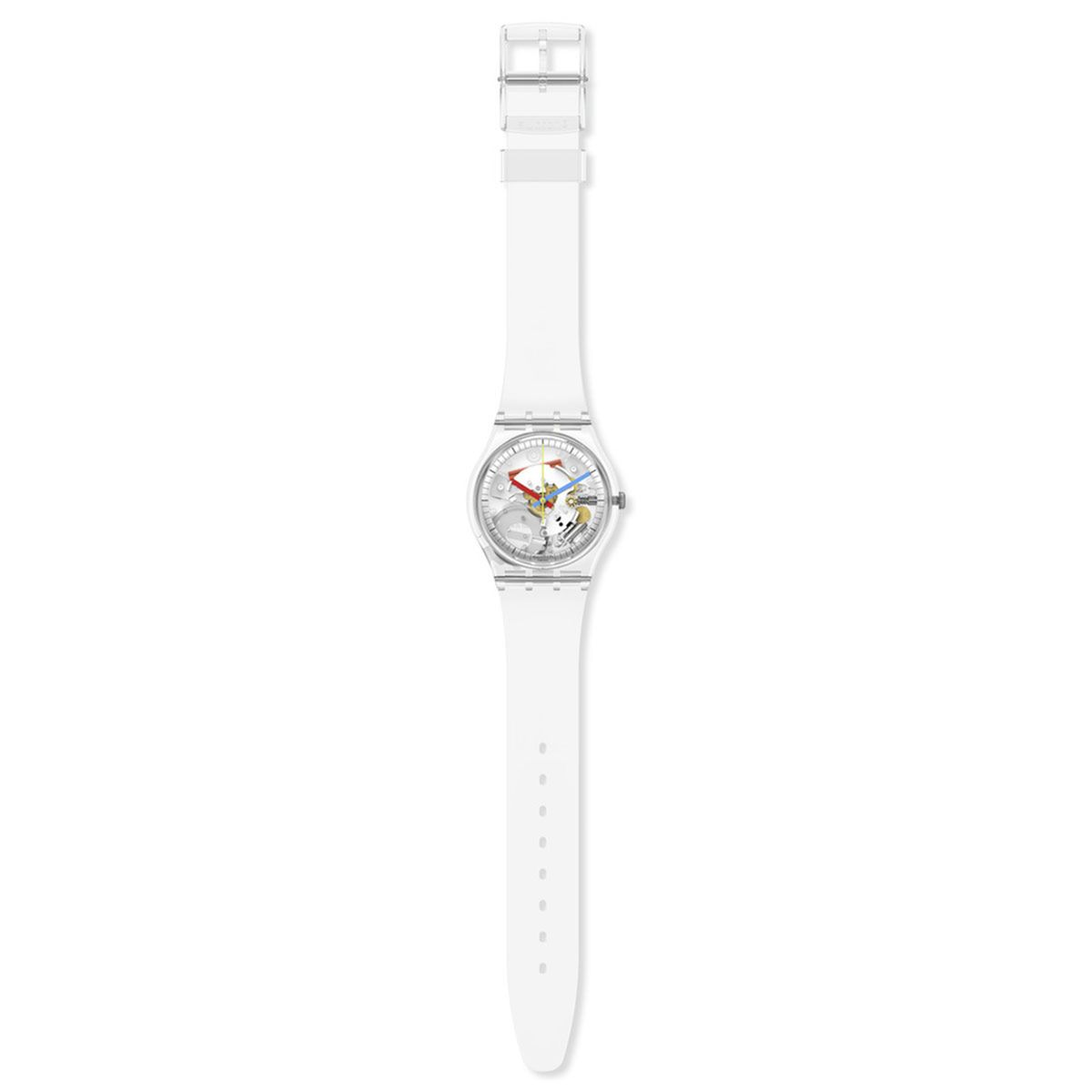 SWATCH - Reloj Swatch Unisex Clearly Gent. Reloj Polímero Transparente SO28K100-S06