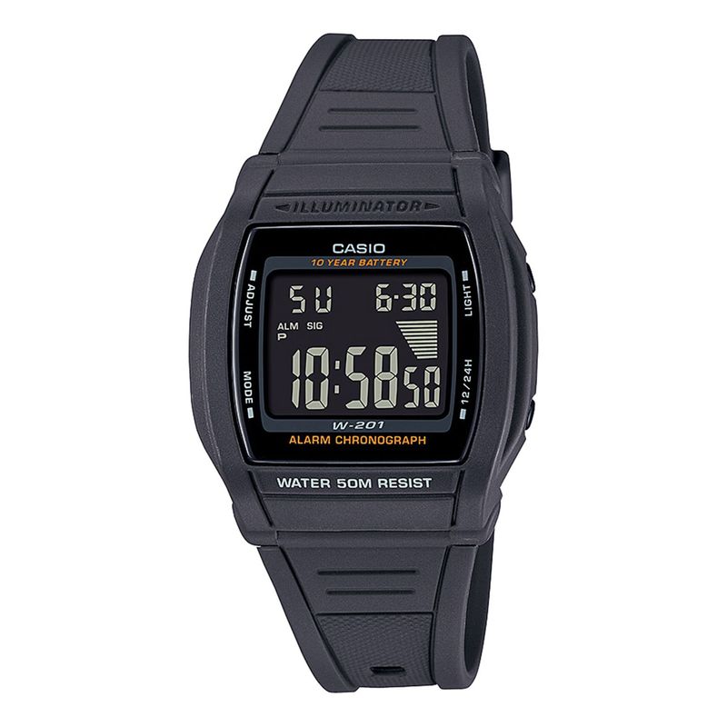 CASIO - Reloj Unisex Casio W-201-1BVDF