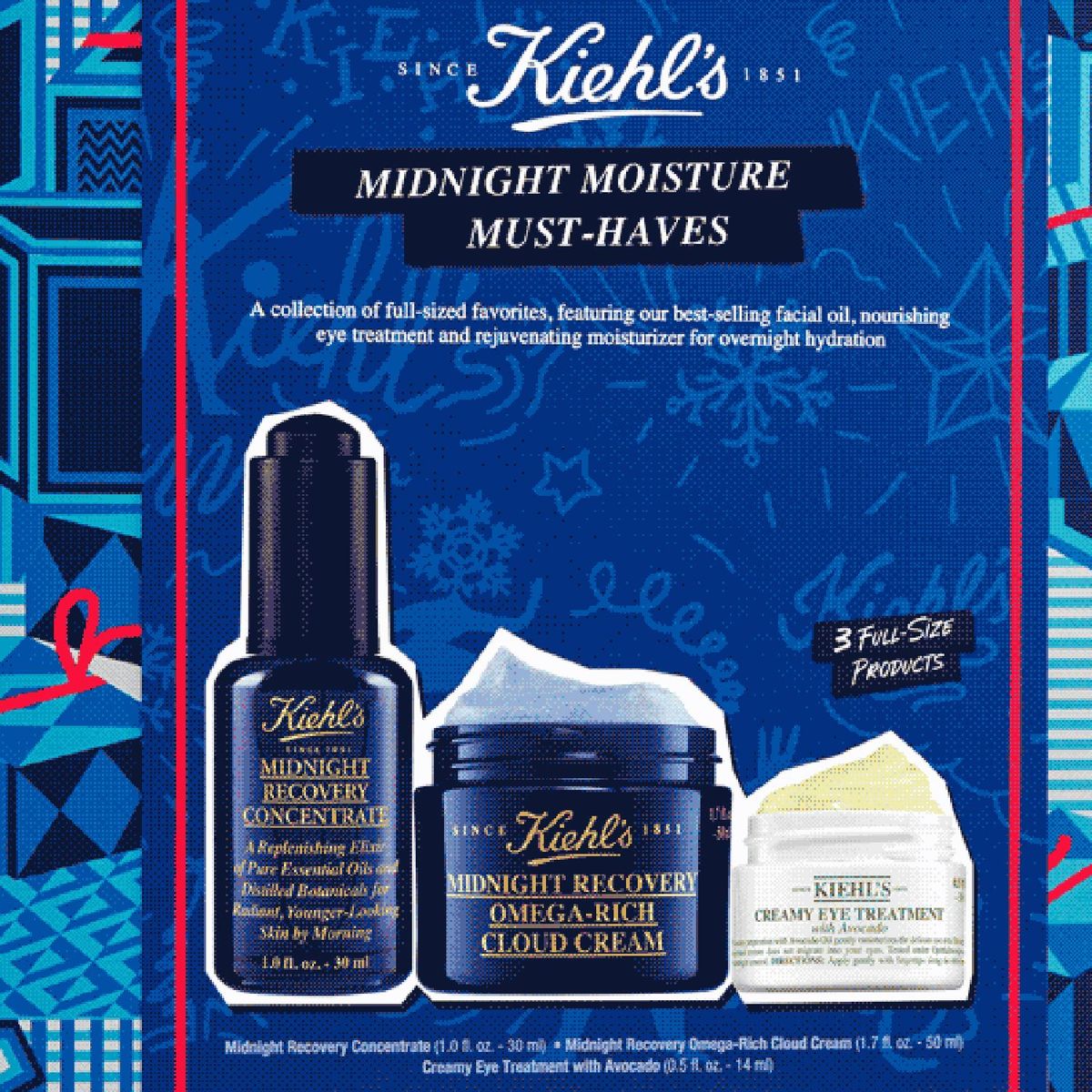 KIEHLS - Set de tratamiento facial Kiehls Incluye: 4 productos