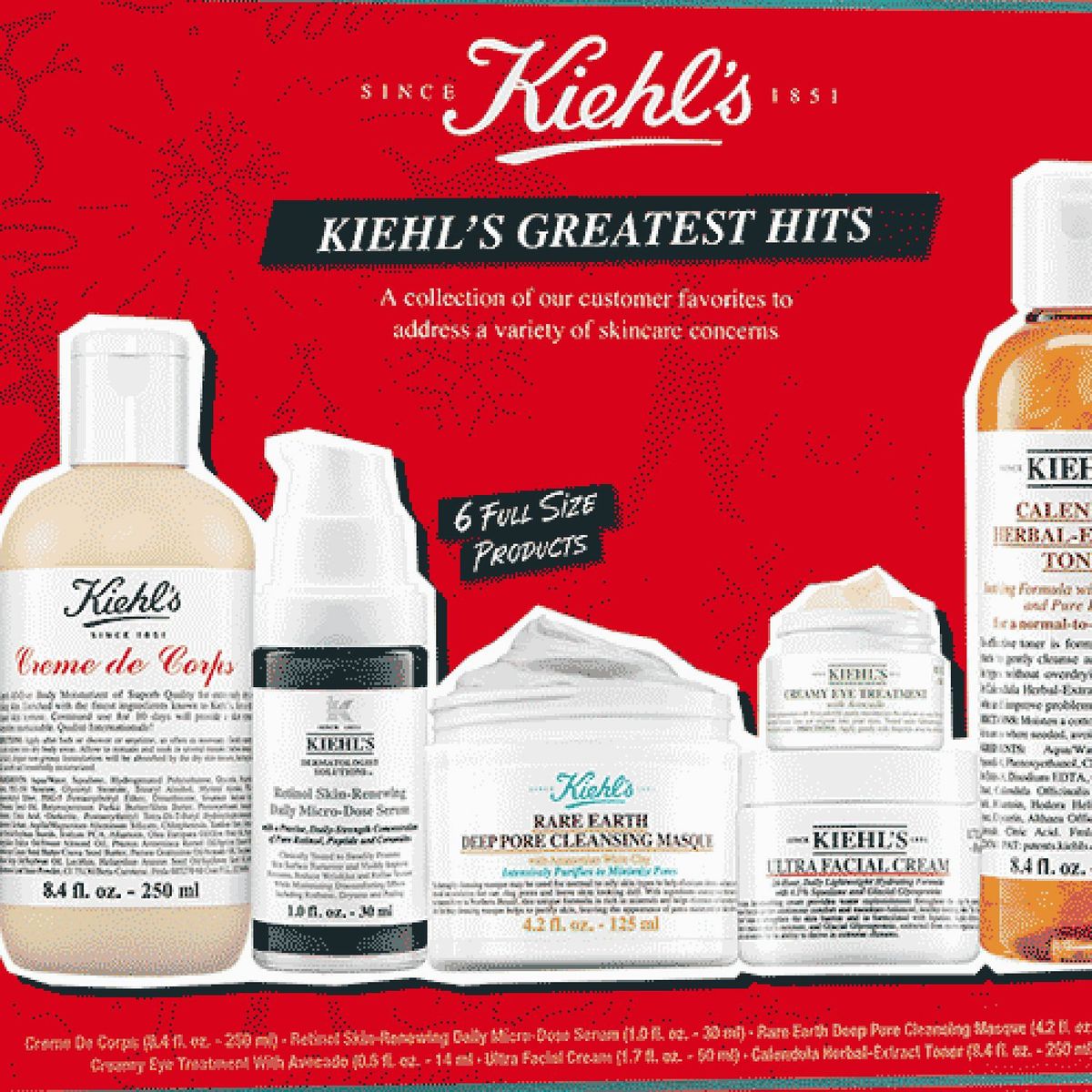 KIEHLS - Set de Tratamiento Khiels Greatest Hits Incluye: 6 Productos Full Size