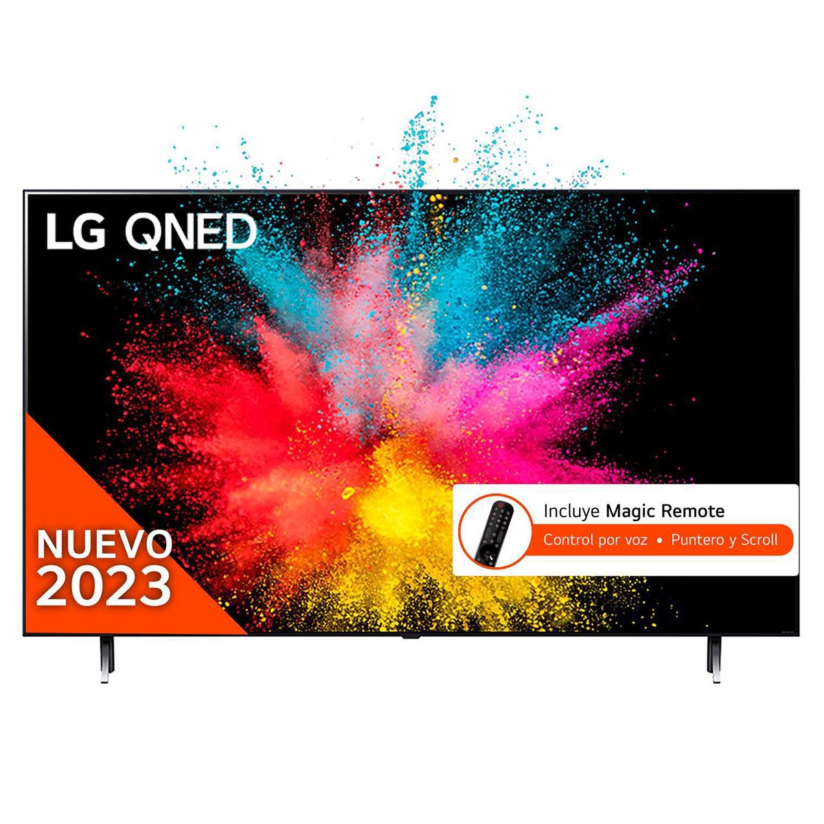 LG - Televisor LG QNED | 55 pulgadas 4K Ultra HD | Smart TV LG