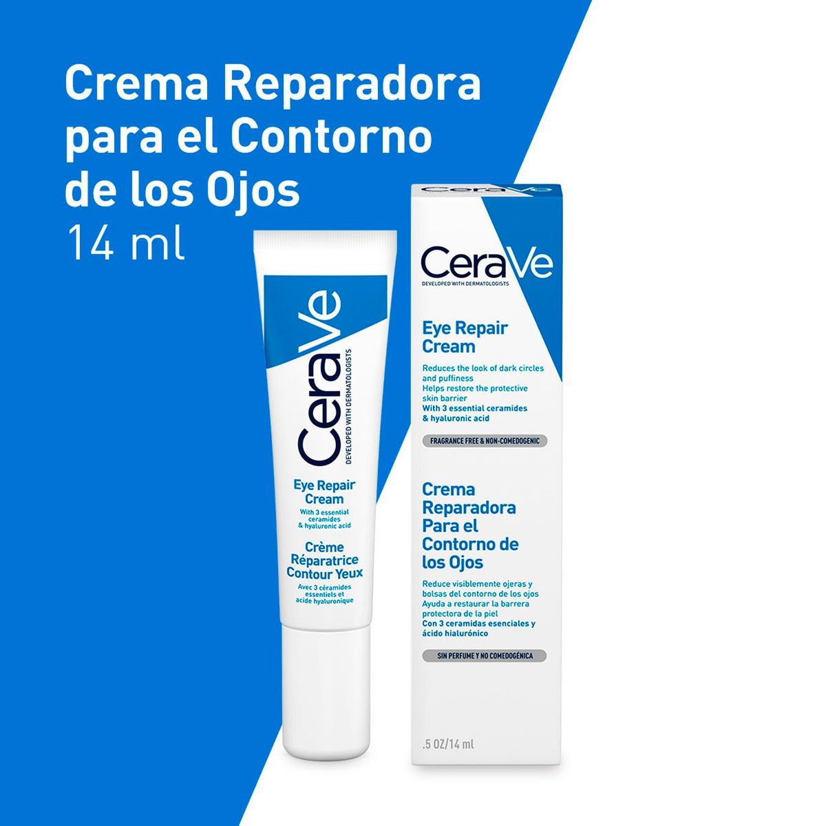 CERAVE - Crema reparadora para el contorno de los Ojos 14ml