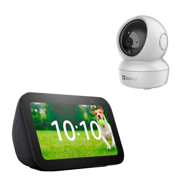 AMAZON - Combo Amazon + Ezviz Echo Show 5 3ra Gen Amazon + Cámara C6N 2MP Ezviz Conexión Bluetooth
