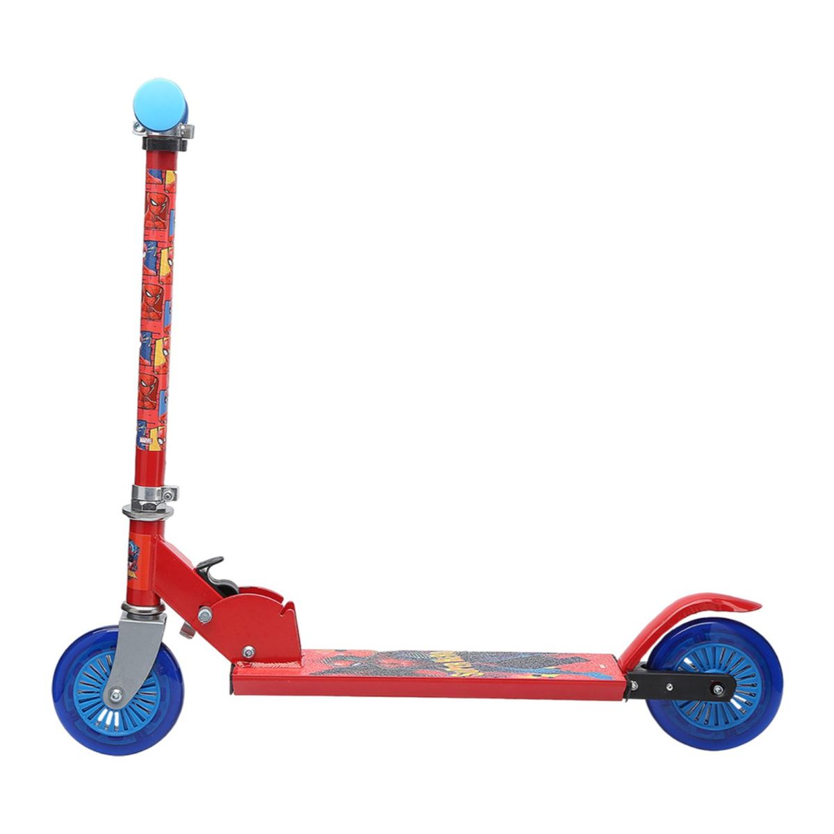 SPIDER MAN - Scooter Spiderman patineta para niños plegable 