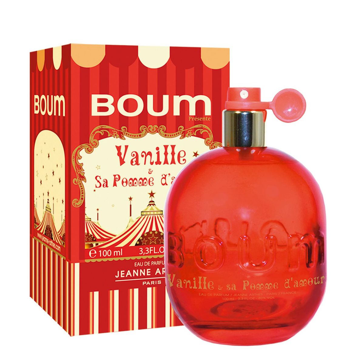 JEANNE ARTHES - Perfume Mujer Jeanne Arthes Boum Vanille Pomme D'Amour 100 ml Eau de parfum 