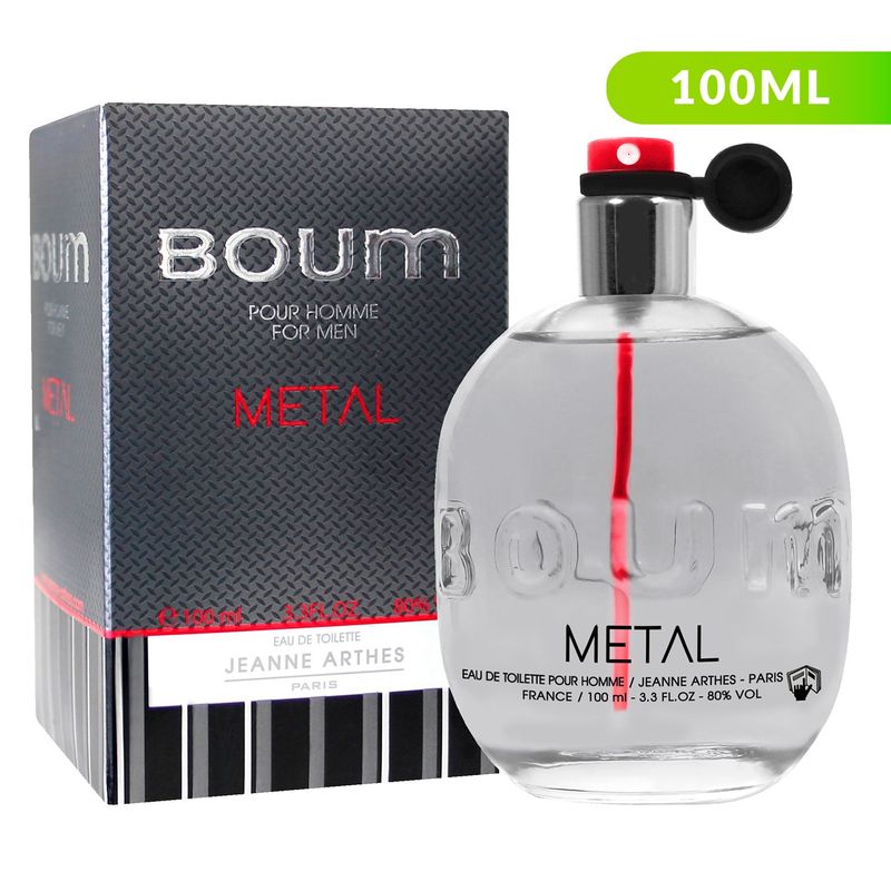 JEANNE ARTHES - Perfume Hombre Jeanne Arthes Boum Homme Metal 100ml EDT  