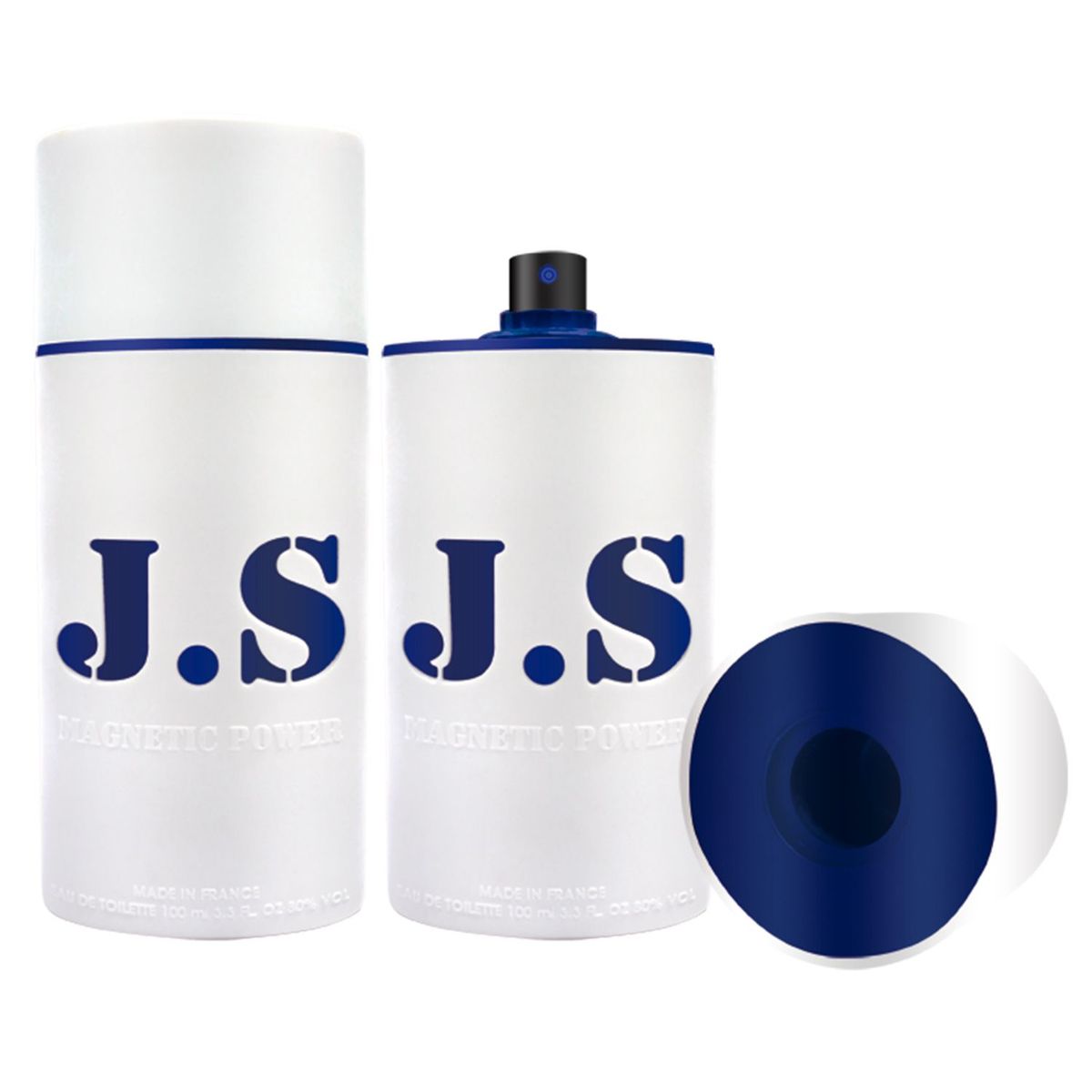 JEANNE ARTHES - Perfume Hombre Jeanne Arthes JS Magnetic Power Navy Blue 100 ml Eau de toilette 