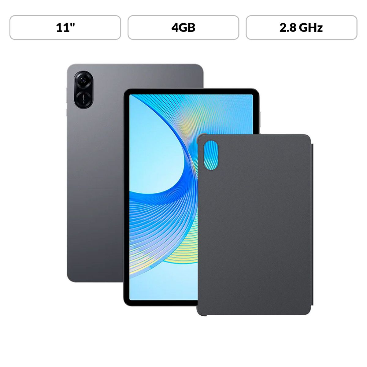 HONOR - Tablet Honor PAD X9 LTE 128GB | Pantalla 11 Pulgadas 2K IPS | 4GB RAM | Camara Posterior 5MP | Camara Frontal 5MP