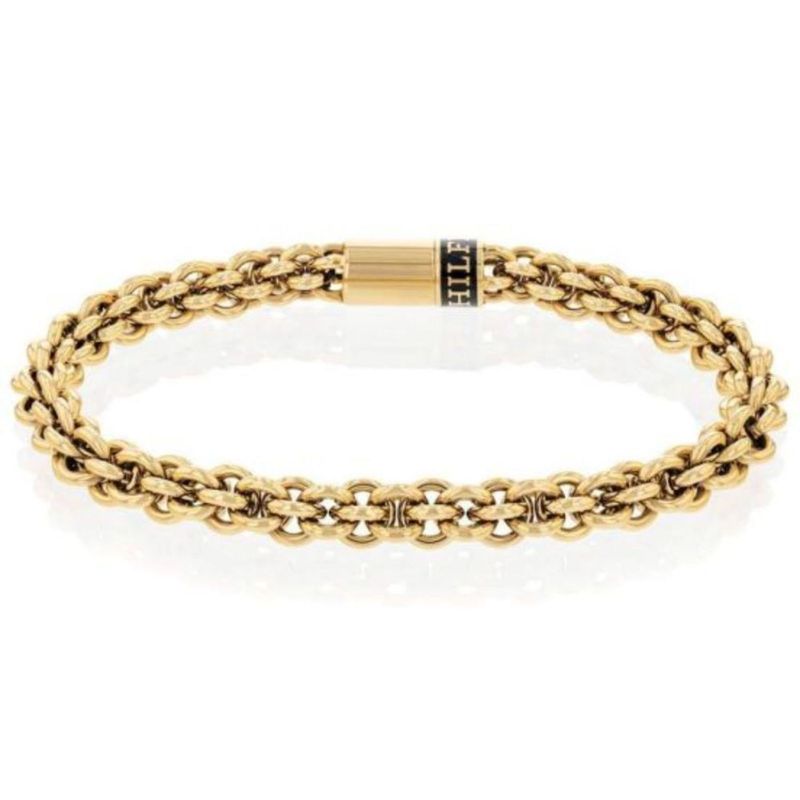 TOMMY HILFIGER - Pulsera Tommy Hilfiger para Hombre 2790522 . Pulsera Oro Acero inoxidable