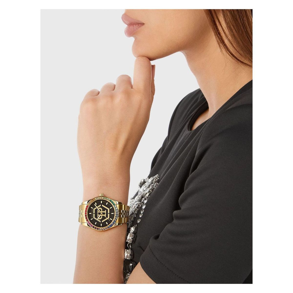 PHILIPP PLEIN - Reloj Philipp Plein para Mujer  . Reloj análogo Dorado Acero inoxidable
