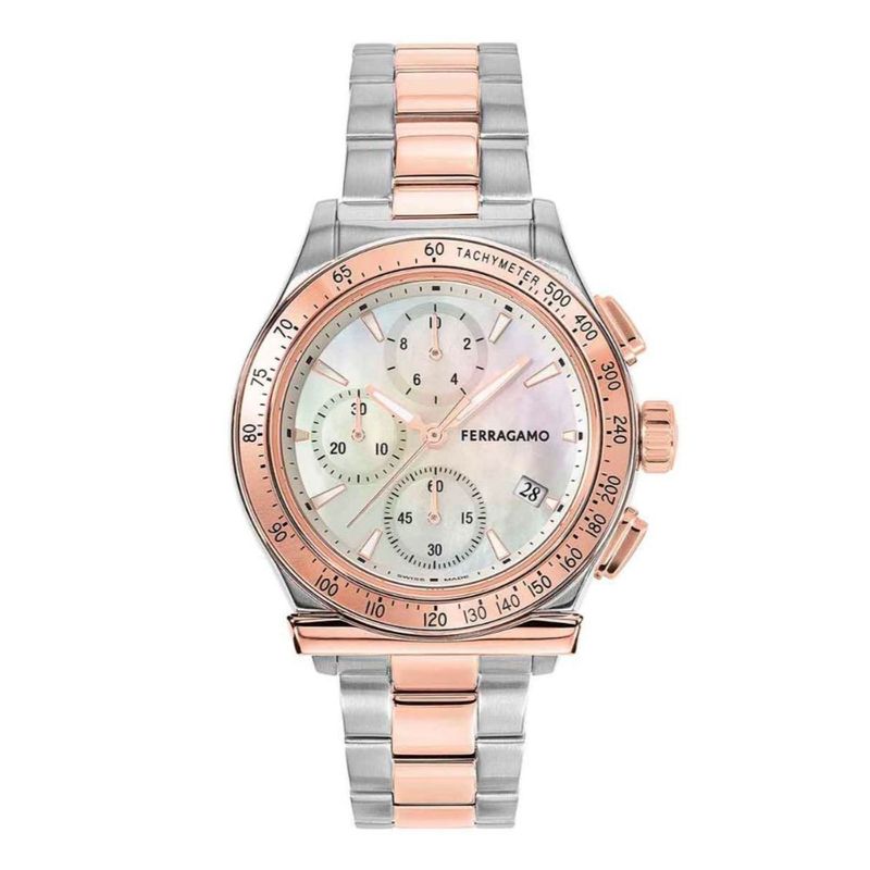 FERRAGAMO - Reloj Ferragamo para Mujer  . Reloj análogo Plateado Acero inoxidable